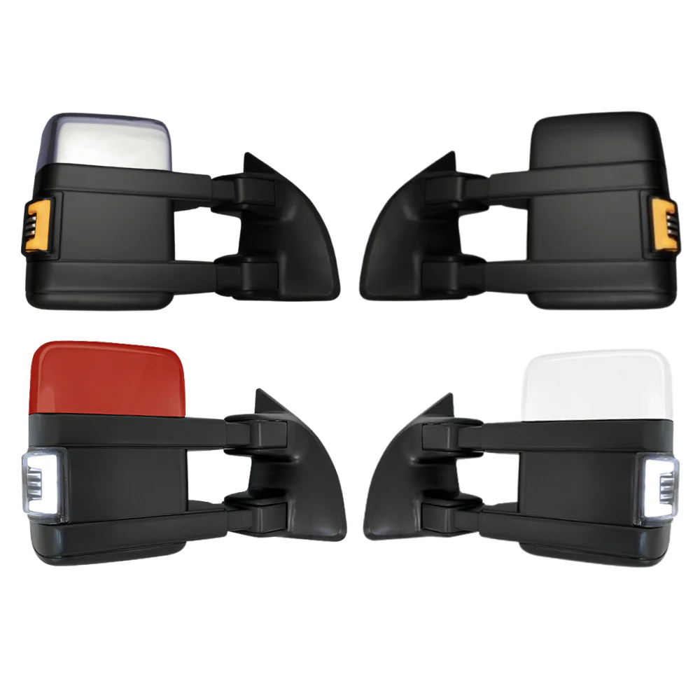 Ford F250/F350/F450/F550 Superduty (1999-2001) Tow Mirrors - 2008 Style - Speedometer & Auto Electric