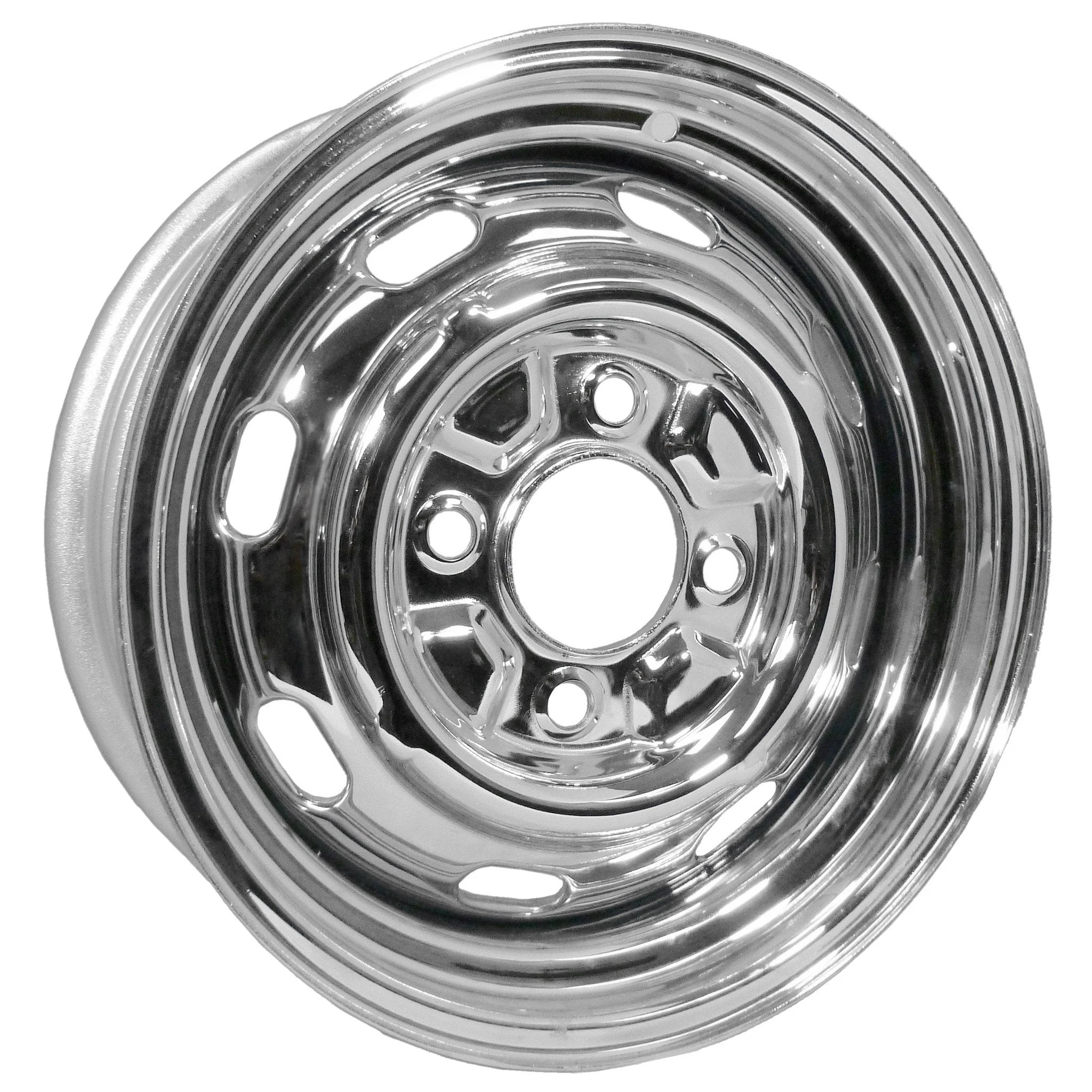4 Lug Rim Chrome with Slots 4/130 5.5